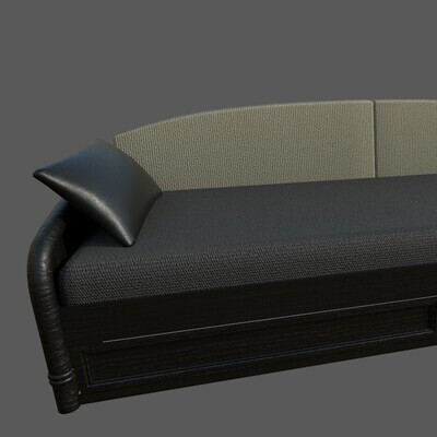 Wooden sofa