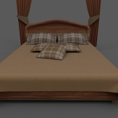 Wooden Bed