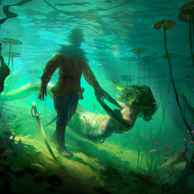 Mermaid and Soldier