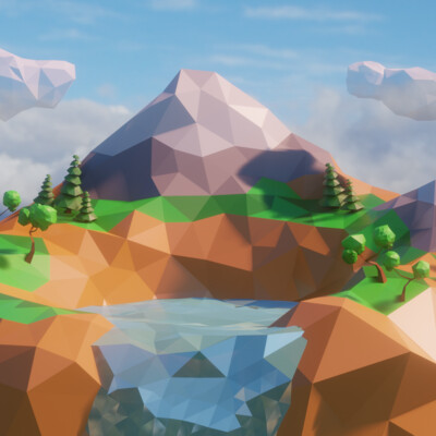 Low poly Island