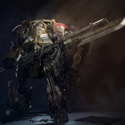 Adeptus custodes contemptor dreadnought