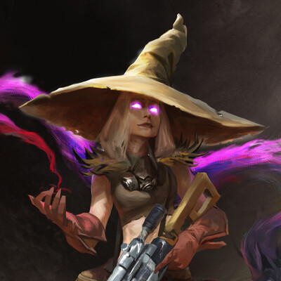 Post-apocalyptic witch