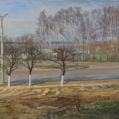 Ул. Калинина. Чебоксары. Апрель.