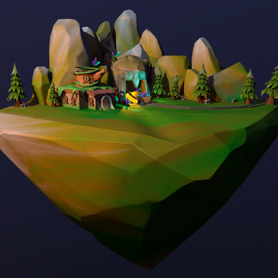 Fantasy diorama
