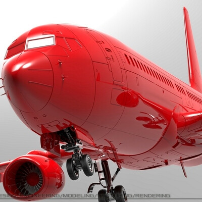 Модель (конструктор) самолёта B-737