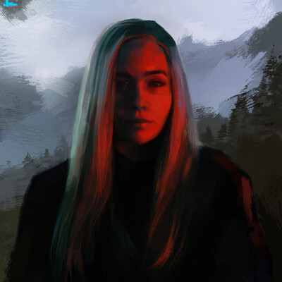 Digital Portrait "Around the fire"