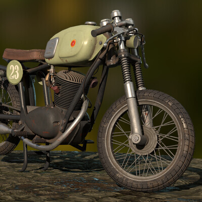 Motorcycle Gilera 106ss