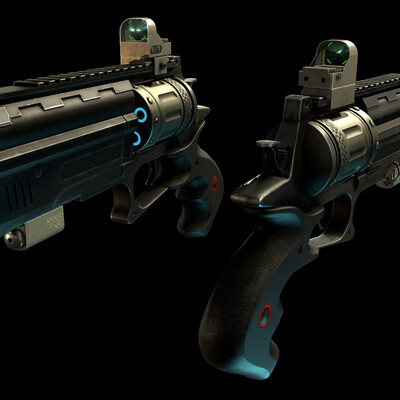 Sci-fi Energy revolver