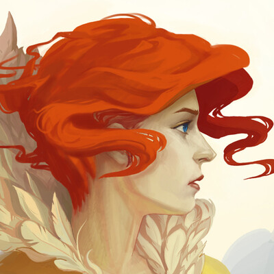 Red Portrait (Transistor)