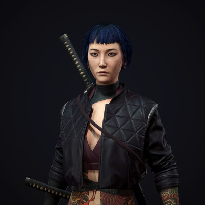Katana girl