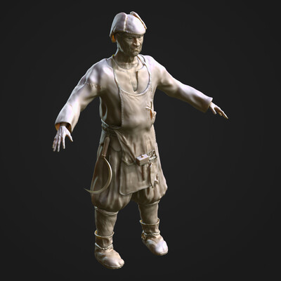 elder farmer character