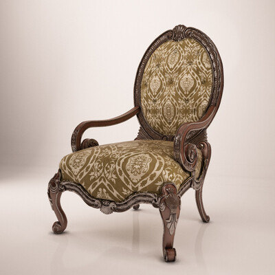 Wood Chair Modeling