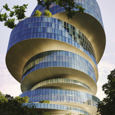 Botanical business center in Thailand