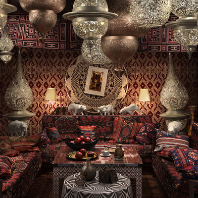 Moroccan nights 3D visualization