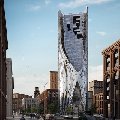 The hourglass tower