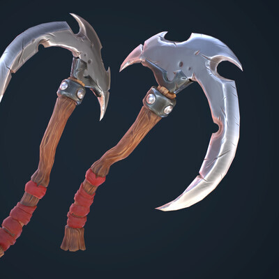 Stylized single-handed weapon