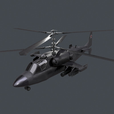3D model 3D KA 52 Black Shark