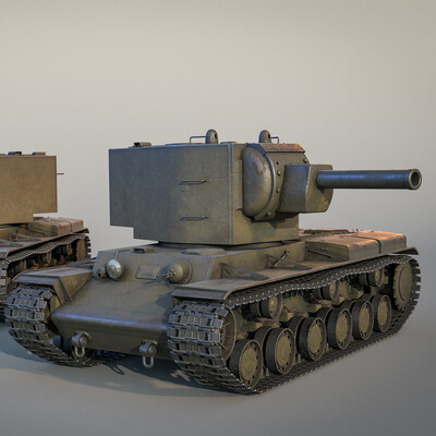 Игровая модель КВ-2, game model KV-2
