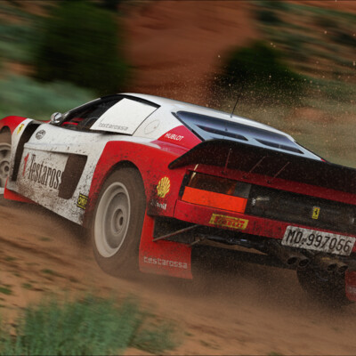 Ferrari Testarossa Group B Rally Car