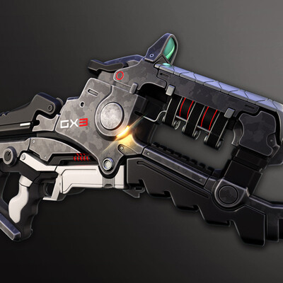 Fan art тяжелое орудие из Mass Effect: Arc Projector