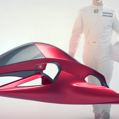 Flying motorbike for Mercedes AMG