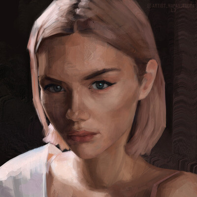 Digital portrait "sight"