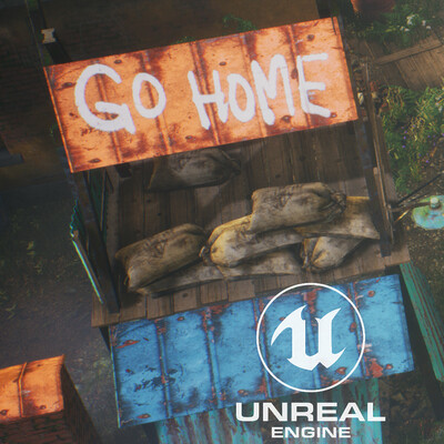Блок Пост (окружение UE4)