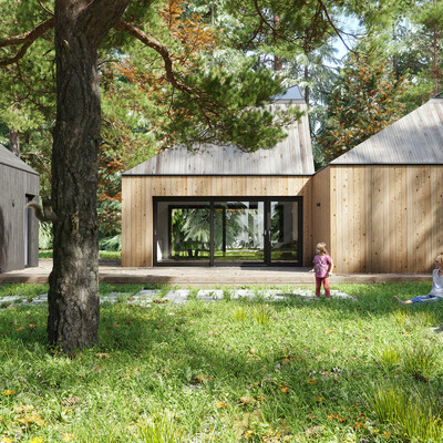 Cottage in the woods