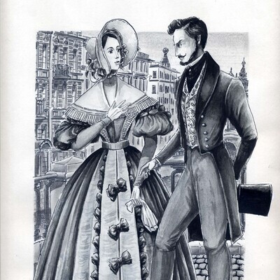 Costume design for the photo project "Fleur"