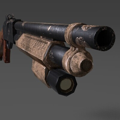 Rusty custom Remington-870
