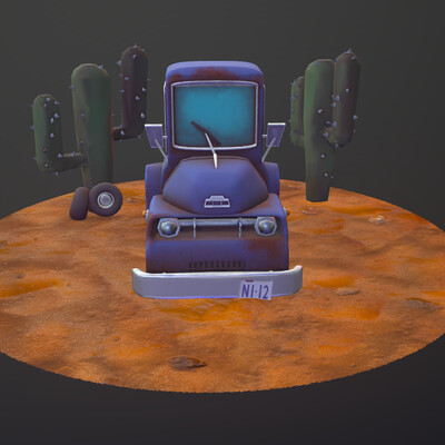 Stylized truck