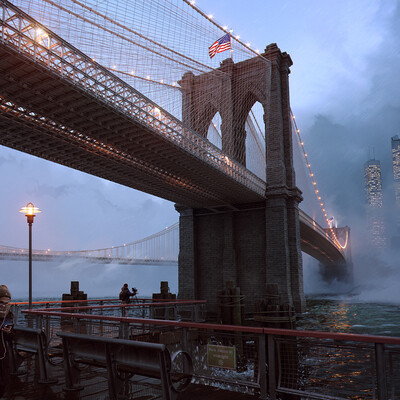 Brooklyn Bridge. NYC.
