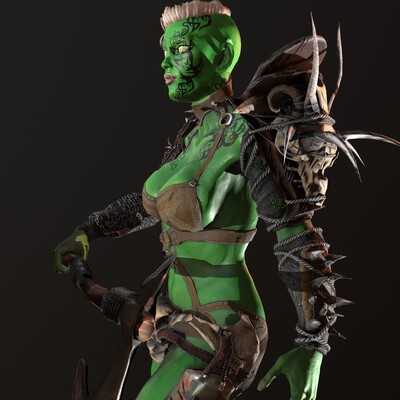 Orc Warrior Woman