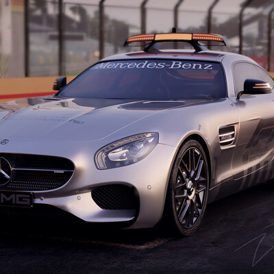 Mercedes-Benz AMG GTS safety car