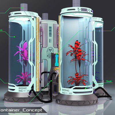 Alien Plant Container Concept