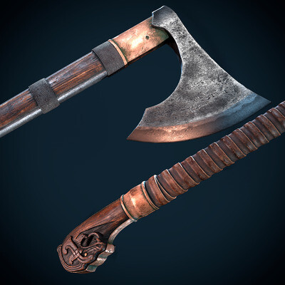 Viking Assets Part03 "Axe Brodex" Real-Time