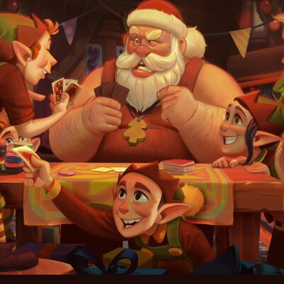 Christmas poker