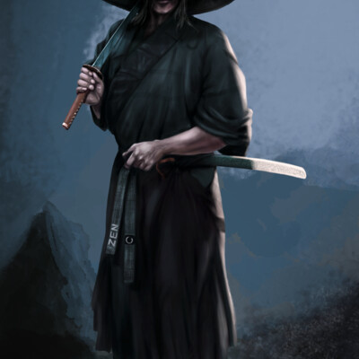 Zen battle monk