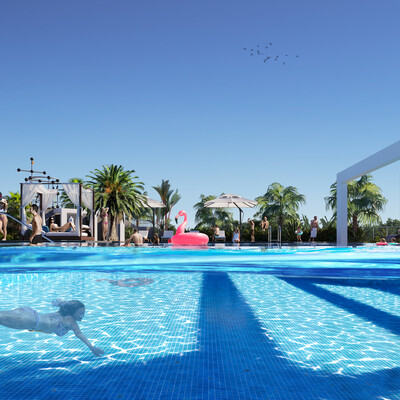 Residential complex near the sea