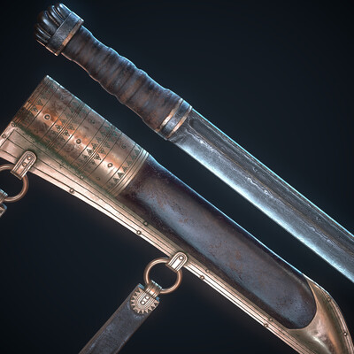 Viking Assets Part05 "Sax Knife" Real-time