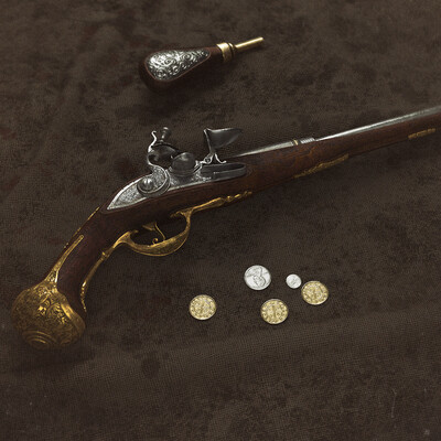 Flintlock gun