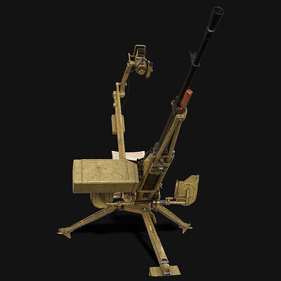 NSV-12.7 mm "UTES" machine gun on a universal machine