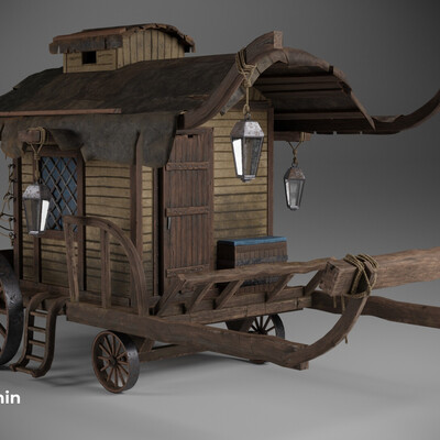 Medieval wagon