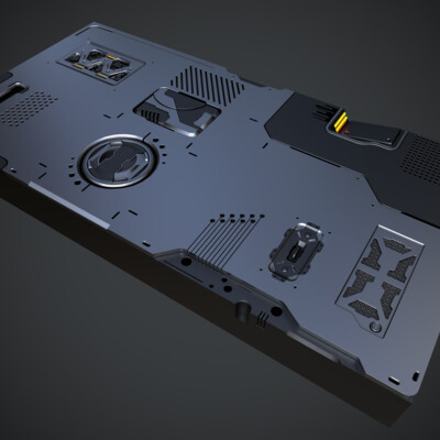 Sci-fi floor panel