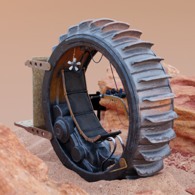 Desert Monowheel