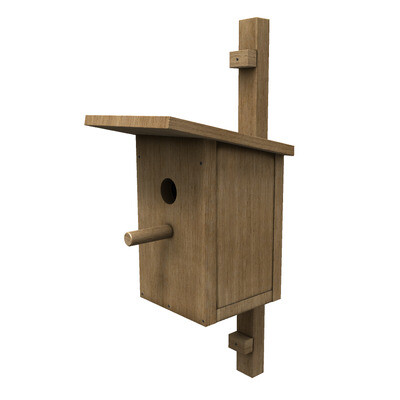 3D model Bird's house B