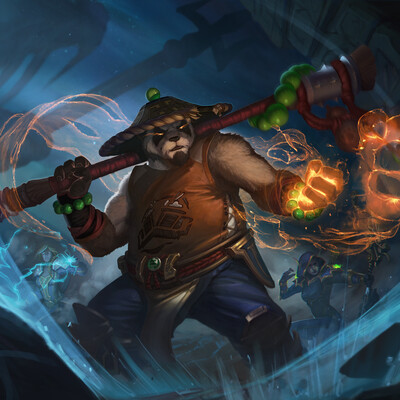 Furious panda
