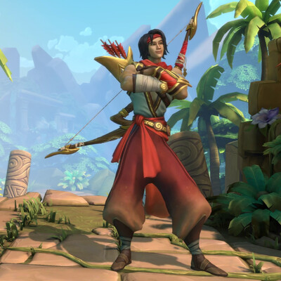 Анимация Sha Lin. Paladins Online
