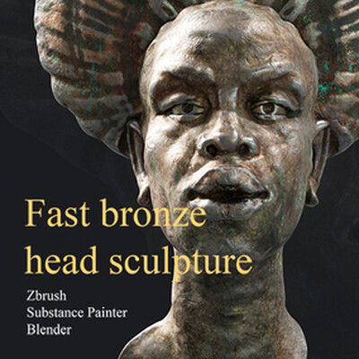 bronze head