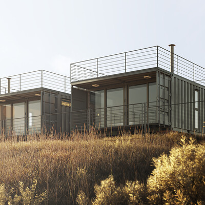 Cambará Container House | Full CGI
